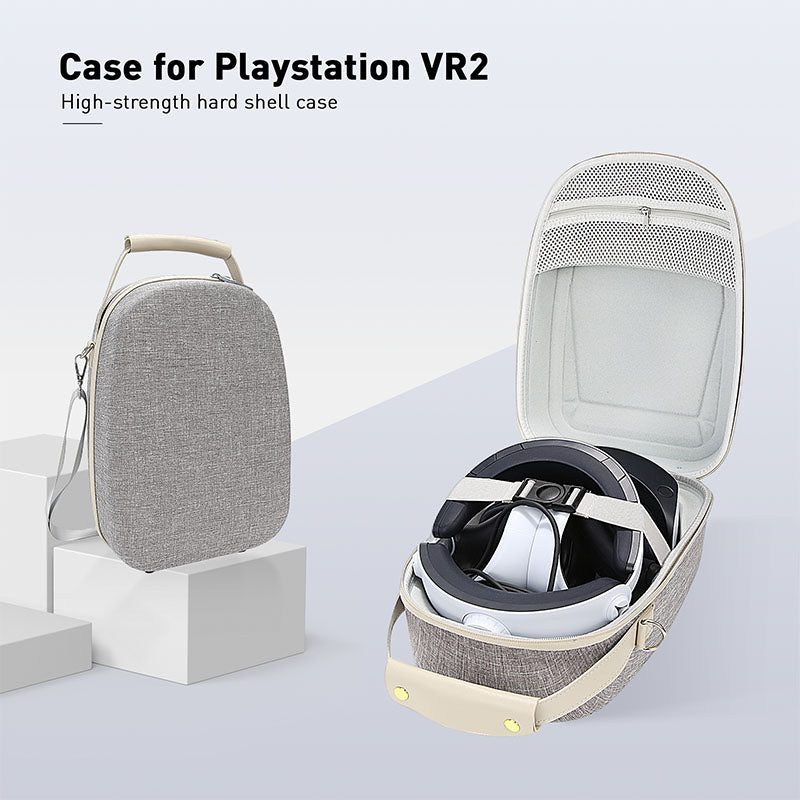 Grey Carrying Case Compatible With PlayStation VR2 Grey Carrying Case Compatible With PlayStation VR2